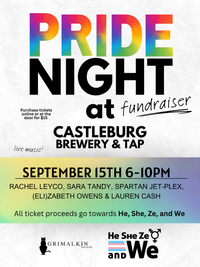 Pride Night Fundraiser at Castleburg Brewery & Tap