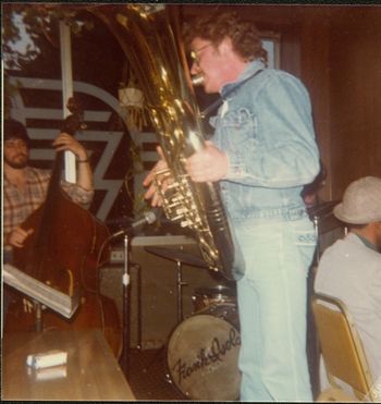 Cafe Detroit - Circa 1980 (1): Ken Kellett, Brad, Frank Isola (Hidden), Stanley Booker

