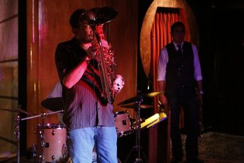 Nu Quartet Plus @ Cliff Bell's - July 2011 (23): Brad, Diego Rivera
