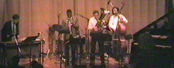 The Tuba Rules! @ DIA - April 1990 (30): Rob Pipho, Danny Spencer (Hidden), James Carter, Brad, Jaribu Shahid, Kenn Cox
