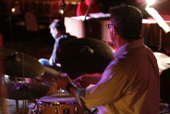 Nu Quartet Plus @ Cliff Bell's - July 2011 (39): Brad, Bill Higgins
