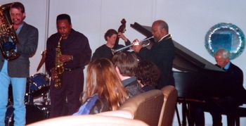 With Marcus Belgrave and Phil Lasley - 1990's (2): Brad, Phil Lasley, Dan Kolton, Marcus Belgrave, Rein de Graaff
