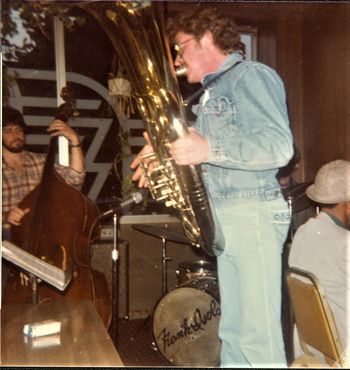 Cafe Detroit - Circa 1980 (1): Ken Kellett, Brad, Frank Isola (Hidden), Stanley Booker
