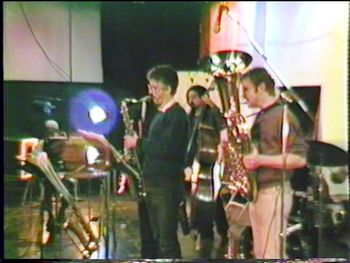 Sextet @ Paradigm Center - January 1988 (24): Kenn Cox (Partially Hidden), Steve Wood, Jaribu Shahid, Brad,
