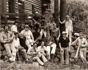 Oakland University AFRAM Jazz Band - Mid 1970's: Pete Wenger, Jim Van Dyke, Jeff Gedz, Dan McAllister, Bruce Barnard, Marvin ("Doc") Holladay, Steve Wood, Eugene Man, Gary Haverkate, Walt Szymanski, Chris Pitts, Jeff Cumpston, Mike Bacile, Marianne (Matthews) Porter, Brad
