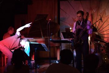 Nu Quartet Plus @ Cliff Bell's - July 2011 (42): Gary Schunk, Brad, Diego Rivera
