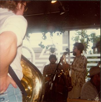 Cafe Detroit - Circa 1980 (3): Brad, Ken Kellett, Steve Wood, Stanley Booker
