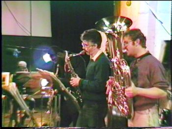 Sextet @ Paradigm Center - January 1988 (23): Kenn Cox (Partially Hidden), Vincent Bowens, Steve Wood, Jaribu Shahid (Partially Hidden), Brad
