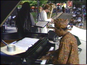 Flint/King Cobra Jazz Festival - August 1994 (46): Jaribu Shahid, Brad, Kenn Cox
