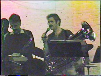 Sextet @ Paradigm Center - January 1988 (12): Vincent Bowens (Partially Hidden), Steve Wood, Brad
