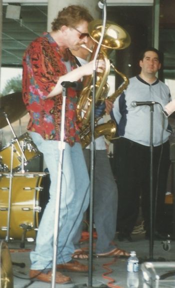 Blue Monday at Hart Plaza - July 1997 (6): Brad, Steve Wood (Hidden), Rob Pipho
