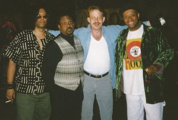 Howard Johnson's Gravity in Europe - Circa 1998-1999 (7): Steve Logan, Onaje Allan Gumbs, Brad, J.T. Lewis
