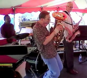 Michigan Jazz Festival (With Steve Wood) - 2011 (17): George Davidson, Brad, Steve Wood
