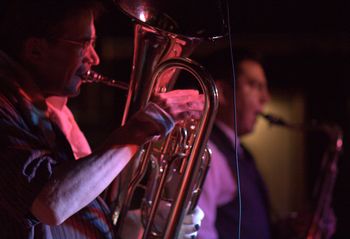 Nu Quartet Plus @ Cliff Bell's - July 2011 (29): Brad, Diego Rivera
