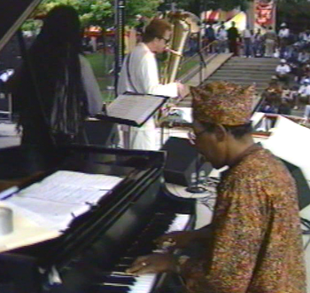 Flint/King Cobra Jazz Festival - August 1994 (46): Jaribu Shahid, Brad, Kenn Cox
