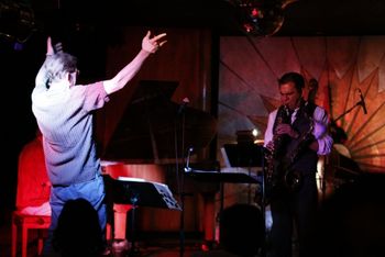 Nu Quartet Plus @ Cliff Bell's - July 2011 (41): Gary Schunk, Brad, Diego Rivera, Pat Prouty
