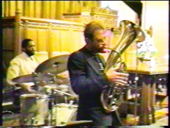 Jefferson Ave. Jazz Vespers - March 1994 (34): Gerald Cleaver, Brad
