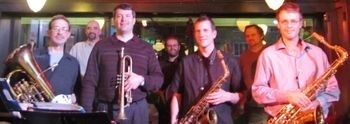 Scott Gwinnell Septet @ Dylan's - Circa 2010 (4): Brad, Scott Kretzer, Scott Cowan, Miles Brown, James Hughes, Scott Gwinnell, Carl Cafagna
