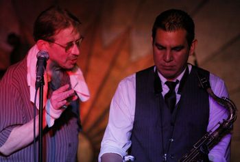 Nu Quartet Plus @ Cliff Bell's - July 2011 (52): Brad, Diego Rivera
