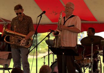 Michigan Jazz Festival (With Steve Wood) - 2011 (13): Brad, Steve Wood, George Davidson
