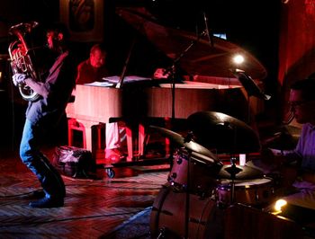 Nu Quartet Plus @ Cliff Bell's - July 2011 (8): Brad, Gary Schunk, Bill Higgins
