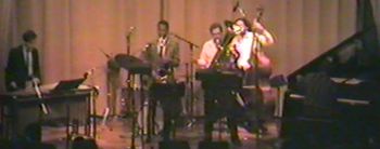 The Tuba Rules! @ DIA - April 1990 (28): Rob Pipho, Danny Spencer (Hidden), James Carter, Brad, Jaribu Shahid, Kenn Cox
