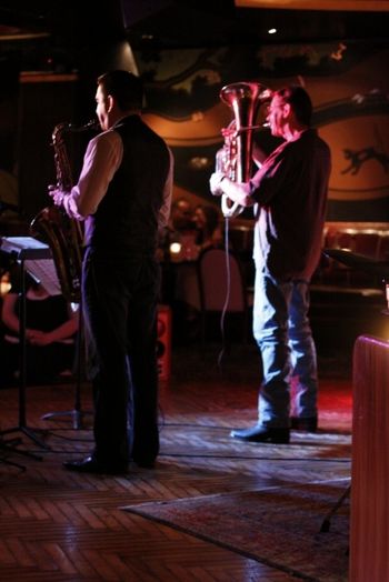 Nu Quartet Plus @ Cliff Bell's - July 2011 (11): Brad, Diego Rivera
