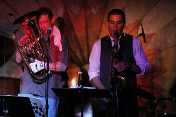 Nu Quartet Plus @ Cliff Bell's - July 2011 (28): Brad, Diego Rivera
