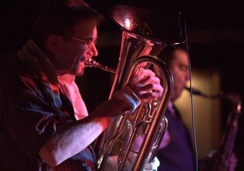 Nu Quartet Plus @ Cliff Bell's - July 2011 (30): Brad, Diego Rivera
