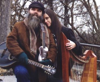 Photo Shoot for Gone Forever, 1998 Curtis & Loretta in Como Park, St. Paul
