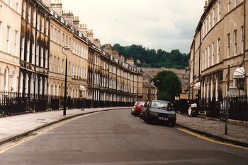 The Georgian houses of Bath..
