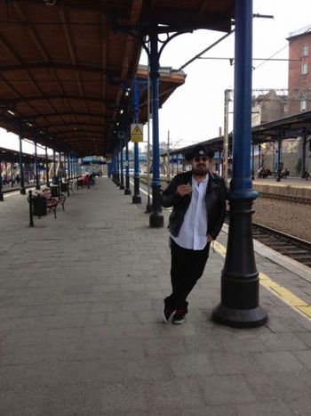At the Szczecin Train Station, on the way to Poznan, September 17, 2012.
