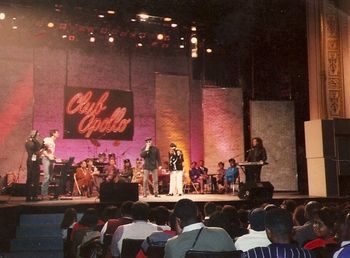 Grayson singin' at The Apollo Theater. (September, 1988)
