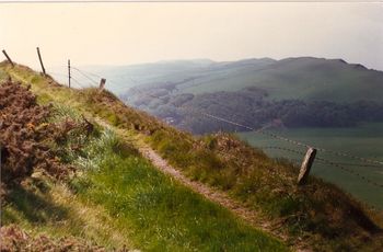 On Pen Dinas, Aberystwyth, Wales - sacred hills....
