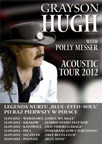Acoustic Tour 2012 Poster.
