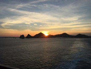 Adios Cabo! sunset at sea

