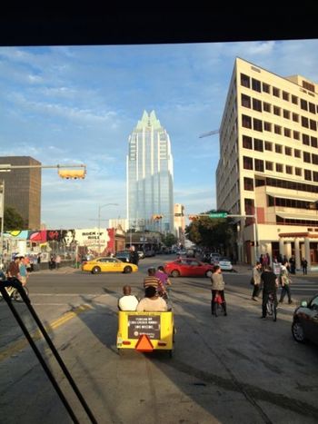 Austin street on way to ACL Theater
