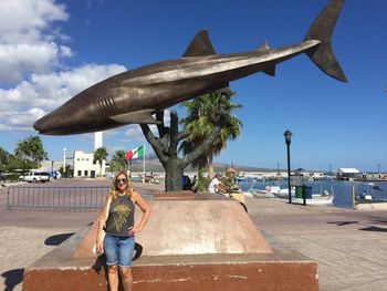 Loreto sculpture Whale Shark

