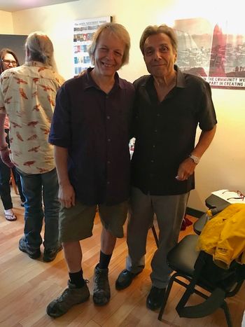 With Phil Levine in Woodstock
