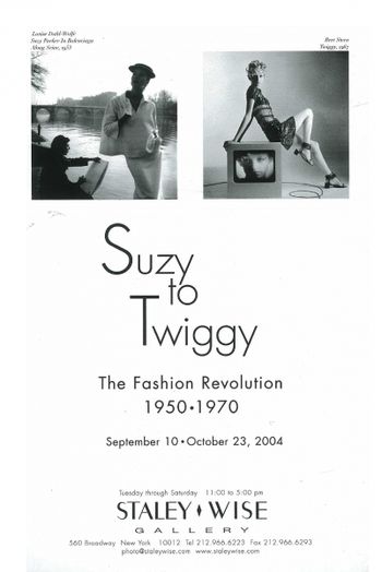suzy_to_twiggy The Fashion Revolution, Photograph Ad, 2004
