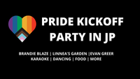 Pride kickoff party in Jamaica Plain