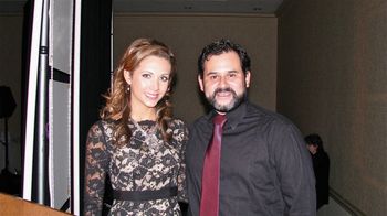 En Raleigh junto a la reina de Belleza Jessica Coscia
