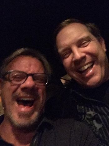 Phil Vassar and Rob at Hall of Fame Dinner Fleming's Nashville
