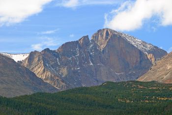 LONG"S PEAK IN ESTES PARK. COLO.
