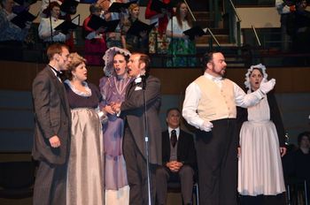 Benjamin Guggenheim in Titanic the Musical at the Winspear Symphony Centre April, 2012
