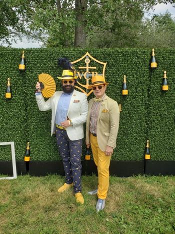 Randall MacDonald & Darcy Kaser at Veuve Clicquot Polo Cup Vancouver July 13, 2019
