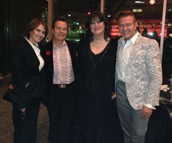 Darcy Kaser & I with Kari Strand & Ann Hampton Callaway October 31, 2014
