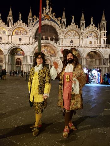 Darcy Kaser & Randall MacDonald San Marco Square for Carnevale Venice 2019
