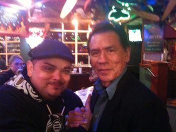 emcee one and actor wes studi
