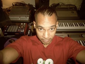 A moment in my recording studio!
